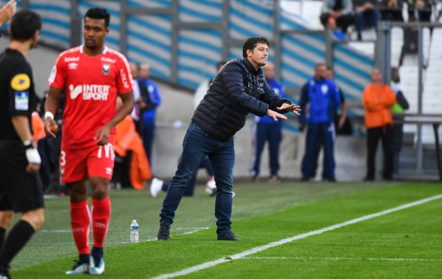 Fabien Mercadal a regretté le manque de maîtrise de son équipe en première période alors que les caennais ont montré un tout autre visage en deuxième mi-temps