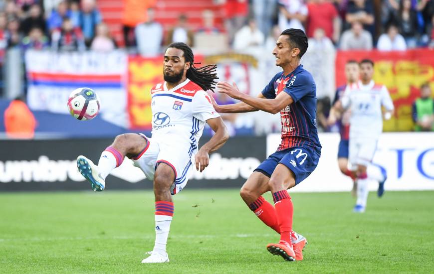 Titularisé au milieu de terrain, Saïf-Eddine Khaoui a disputé son premier match avec le Stade Malherbe Caen en Ligue 1 Conforama cette saison
