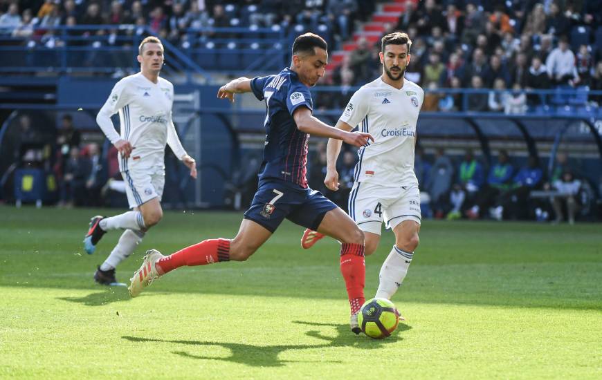 Saïf-Eddine Khaoui s'est créé la meilleure occasion de la rencontre mais a manqué son face à face avec Matz Sels en première période