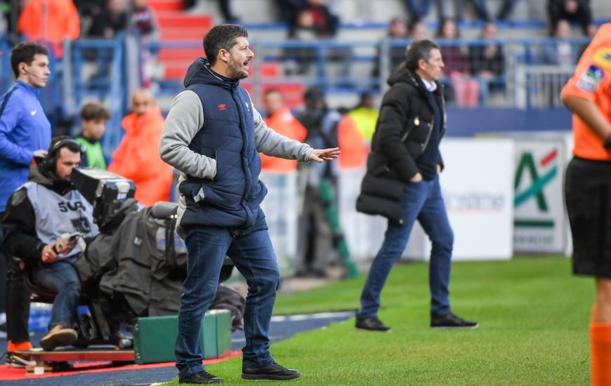 Fabien Mercadal et les caennais ont obtenu leur premier point de 2019 après le match nul face au RC Strasbourg