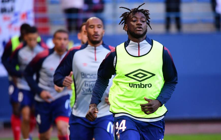 Pour sa première titularisation en Ligue 1 Conforama, Herman Moussaki a joué l'intégralité de la rencontre face à Reims