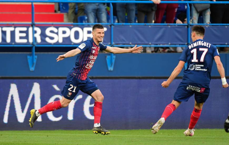 Buteur hier soir, Frédéric Guilbert à évoqué le soutien important des supporters en cette fin de saison pour le Stade Malherbe Caen