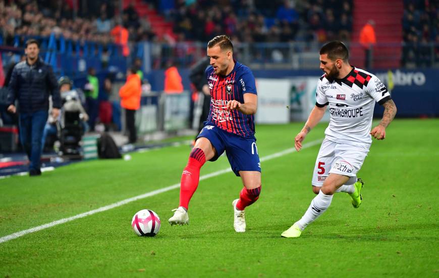 Titulaire samedi, Jonathan Gradit a disputé son premier match en Ligue 1 Conforama avec le Stade Malherbe Caen