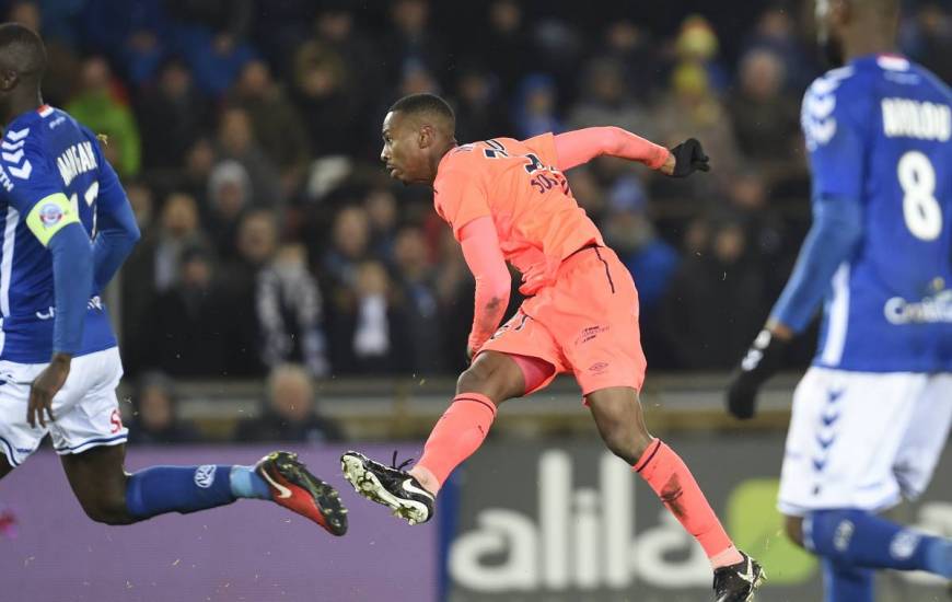 Jordan Nkololo s'étaient créé de nombreuses occasions la saison dernière face aux strasbourgeois sans trouver le chemin du but