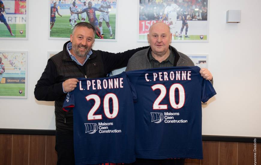 Loïc et Claude Peronne étaient présents samedi lors de la réception de l'AS Saint-Etienne pour officialiser cette prolongation