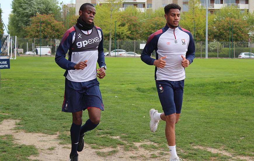 Prince Oniangué et Younn Zahary se sont contentés d'un footing hier matin mais seront bien aptes pour la réception du Stade de Reims