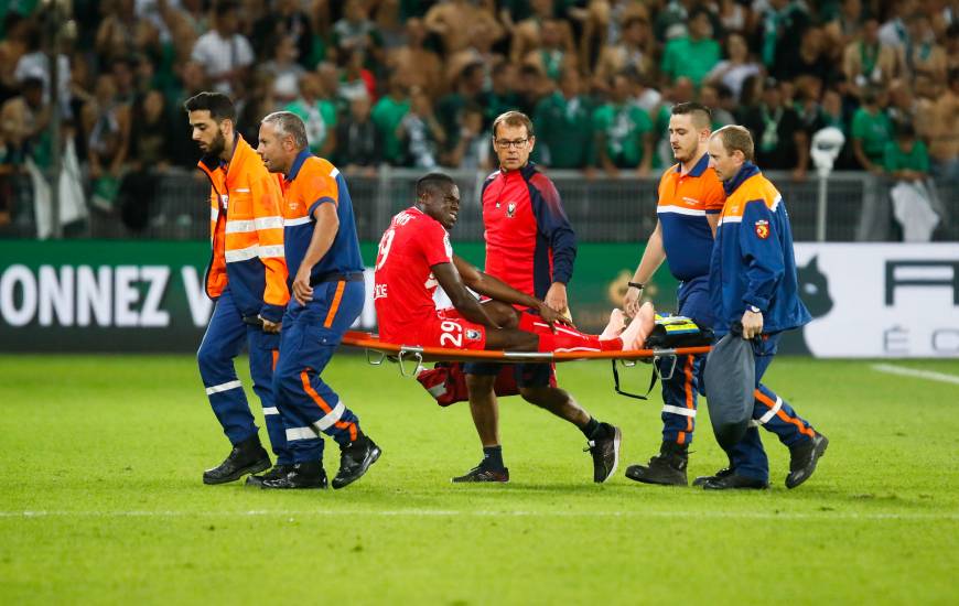 Blessé lors de la 6ème journée de L1 (ASSE-SMCaen - 22/09/18), Romain Genevois a fait son retour avec la réserve en match amical