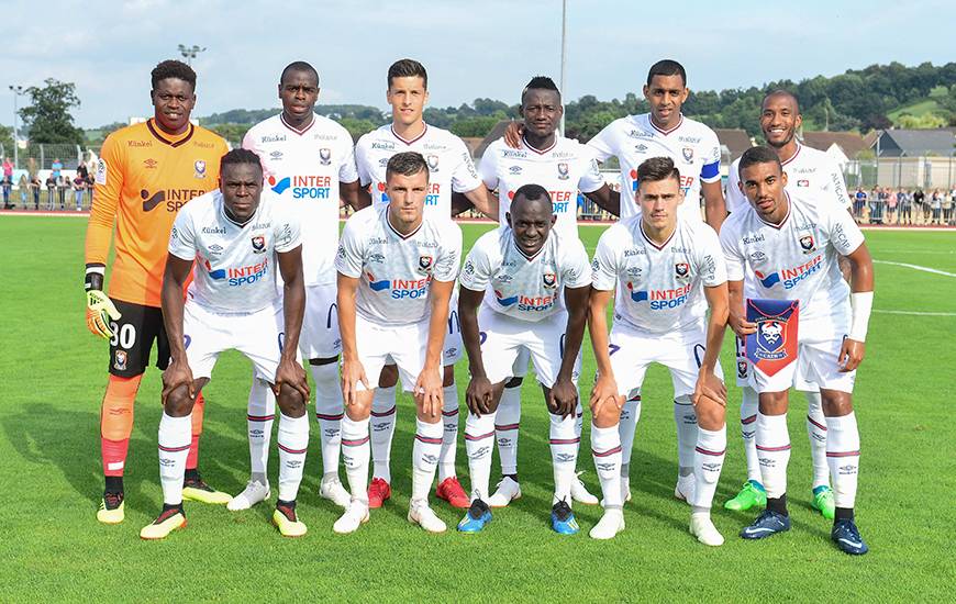 Le onze de départ aligné par Fabien Mercadal lors du premier match amical de la préparation estivale à Vire