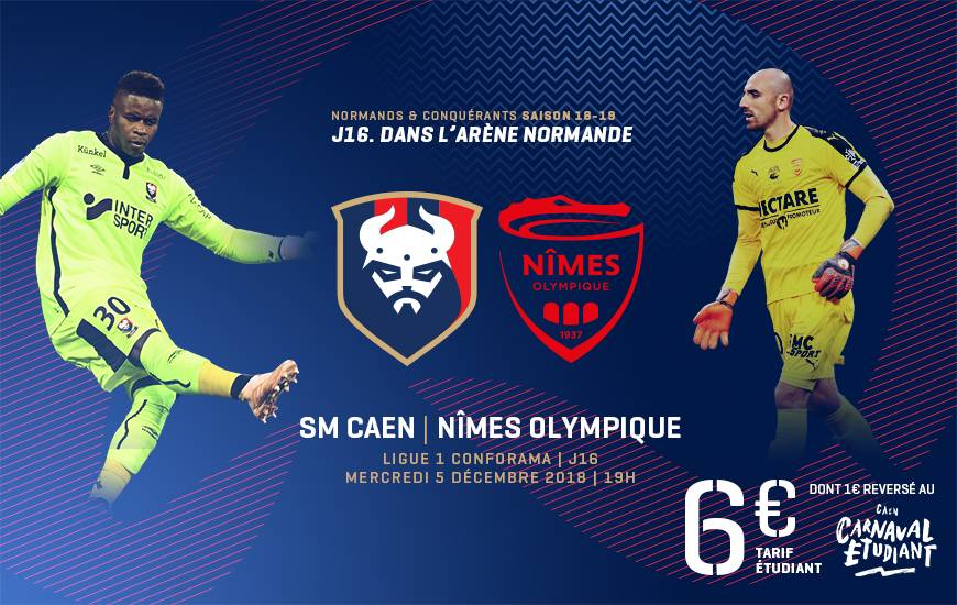[16e journée de L1] SM Caen 1-2 Nimes O Smc_18-19_www_billeterie_template_no