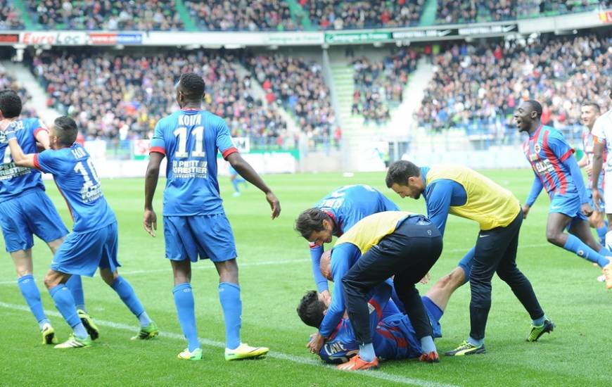 Lors de la série sans défaite à d'Ornano en 2014, le Stade Malherbe Caen s'était imposé en fin de rencontre face à l'AJ Auxerre