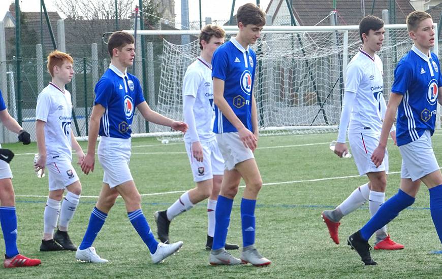 Large victoire des U16 du Stade Malherbe Caen sur le synthétique Pompidou face à l'US Avranches samedi après-midi