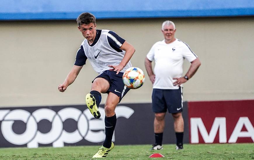 Johann Lepenant va participer à la Coupe du Monde U17 au Brésil (26 Octobre - 17 Novembre). Premier match pour l'équipe de France ce dimanche soir contre le Chili (© FFF - Simon Morcel)