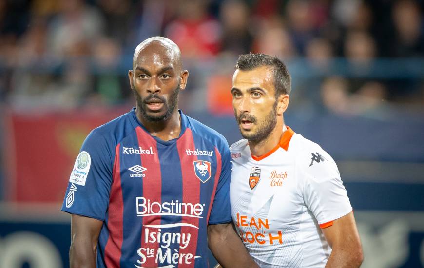 Jonathan Rivierez et les Caennais tenteront de prendre leur revanche face au FC Lorient ce soir au Moustoir