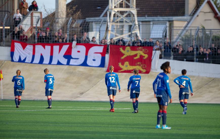 Le Malherbe Normandy Kop était présent pour ce 32e de Coupe de France de l'équipe féminine du Stade Malherbe 