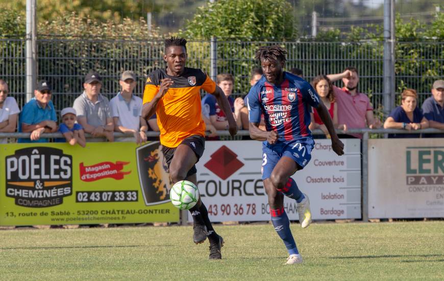 Très remuant en seconde période, Herman Moussaki a inscrit le premier but du Stade Malherbe Caen version 2019 / 2020