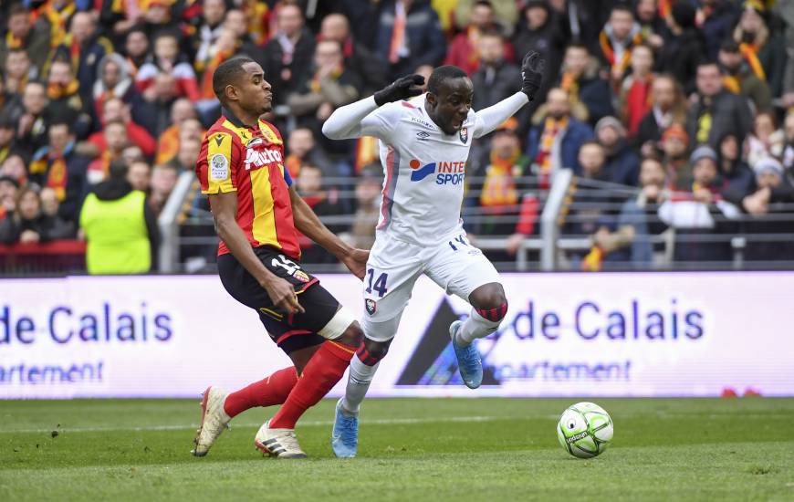 Caleb Zady Sery a notamment obtenu deux penaltys lors de la victoire (1-4) sur la pelouse du RC Lens