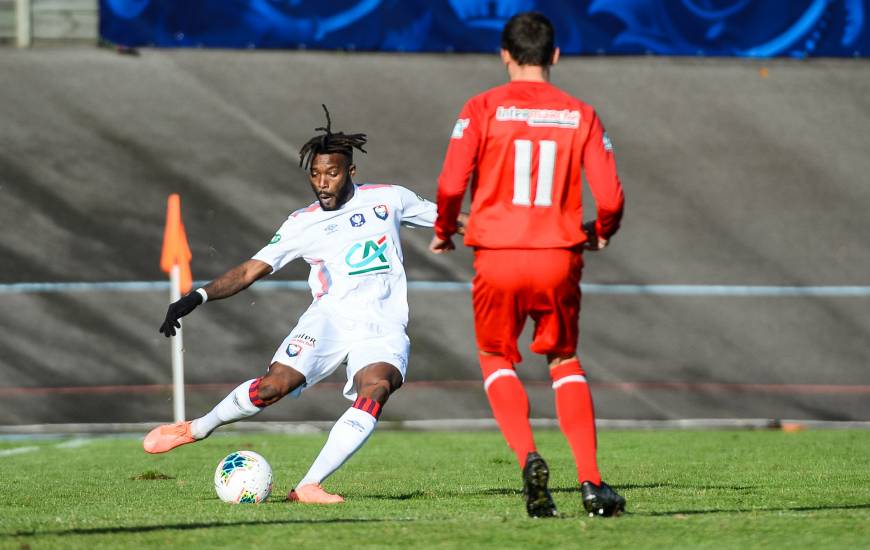 Steeve Yago et les Caennais devront se rendre sur la pelouse de Montpellier pour les 16es de la Coupe de France