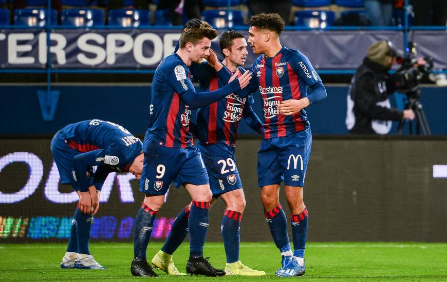 Avec 11 buts inscrits au mois de février, le Stade Malherbe Caen est la meilleure attaque du championnat sur cette période