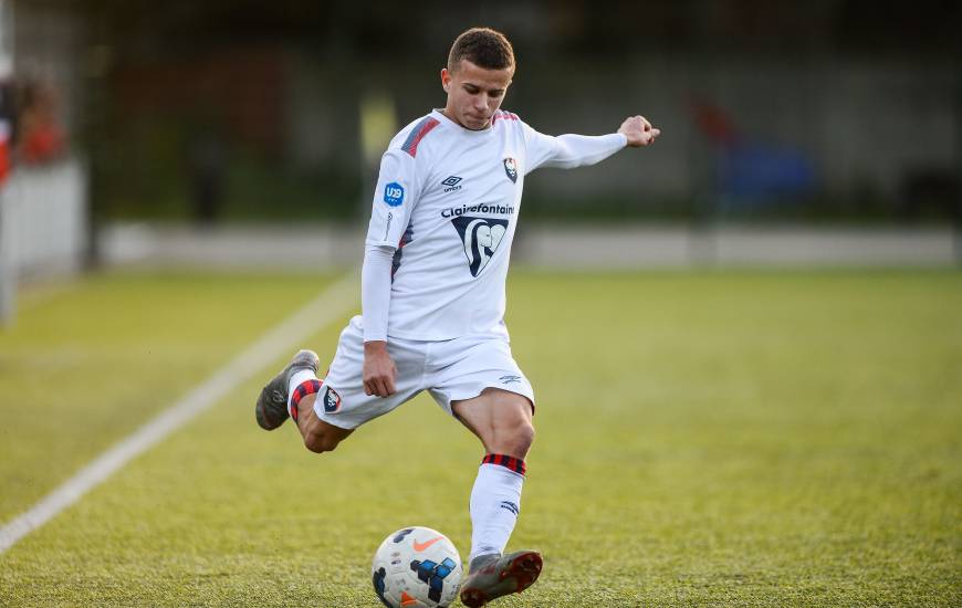 Théo Barré s'est transformé en buteur hier après-midi avec les U19 Nationaux à Boulogne