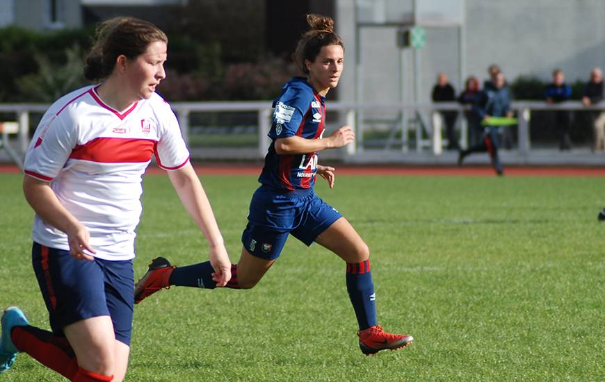 Pauline Bisson a inscrit son premier but de la saison à l'occasion de ce tour de Coupe de France face à l'USON Mondeville