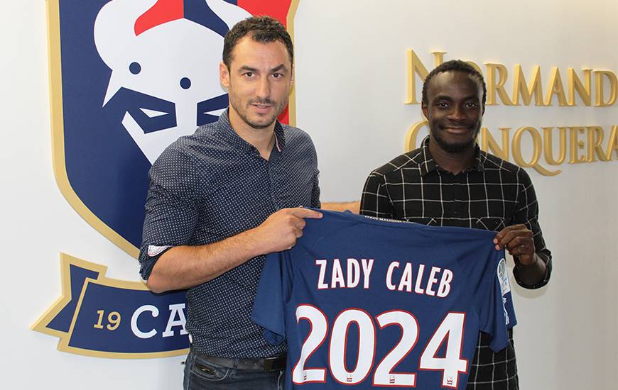 Caleb Zady Sery s'est engagé jusqu'en 2024 avec le Stade Malherbe Caen en provenance de l'AC Ajaccio 