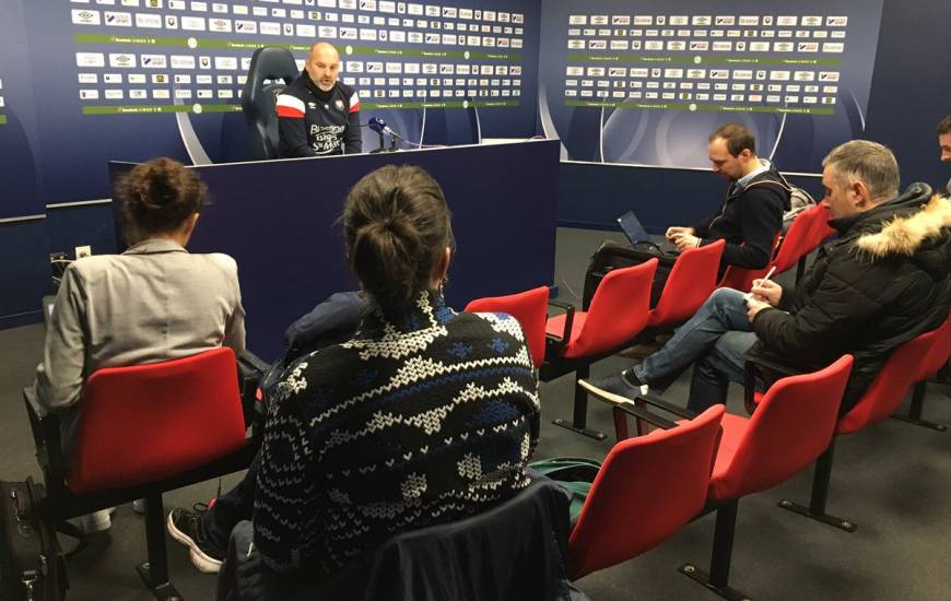 Pascal Dupraz et Caleb Zady Sery se sont exprimés devant la presse hier après-midi avant le déplacement à Rodez