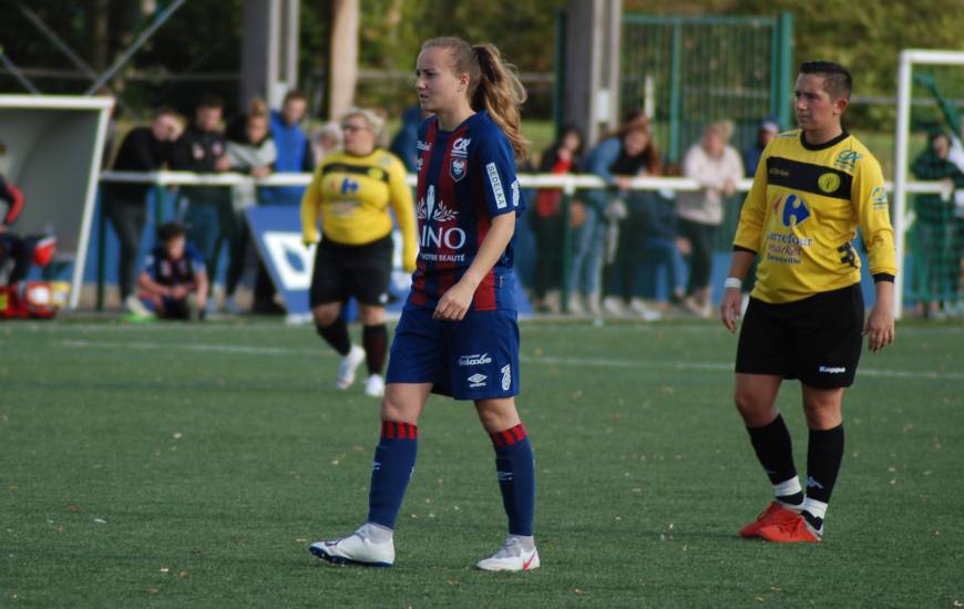 Mélissa Renard a inscrit son cinquième but de la saison hier lors de la réception de l'AST Deauville