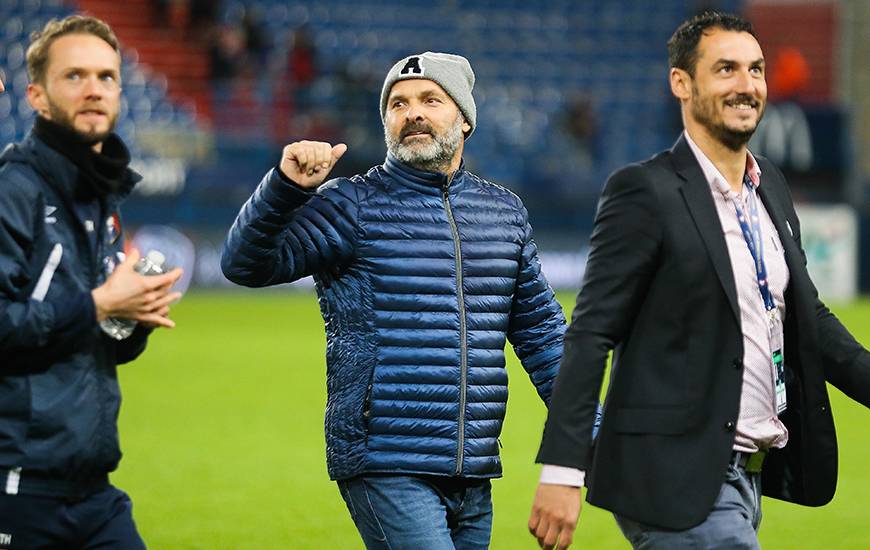 Arrivé à la tête du Stade Malherbe Caen il y a moins de deux mois, Pascal Dupraz est invaincu avec les "rouge et bleu"