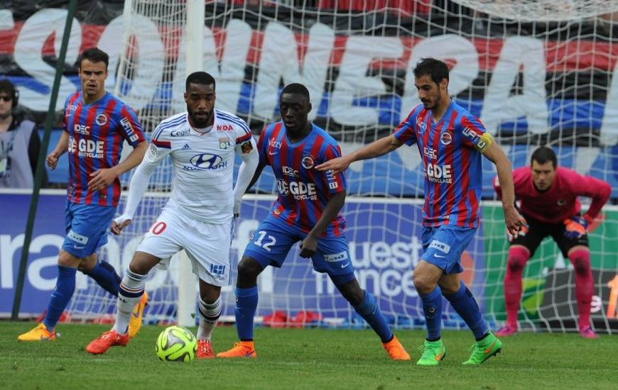 Au mois de Mai 2015, les Caennais s'imposent largement (3-0) face à l'OL et poursuit sa route vers le maintien