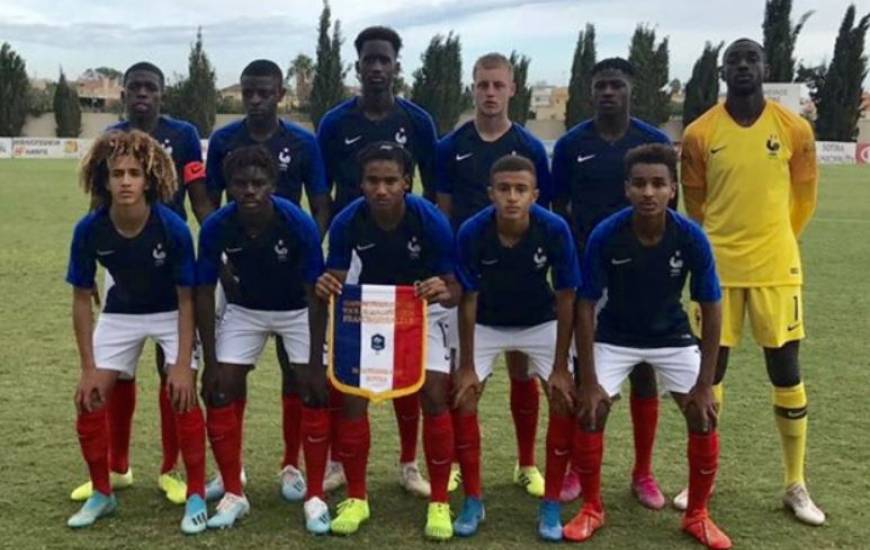 Destiné Jopanguy et Jason Ngouabi étaient titulaires lors du premier match disputé face à Gibraltar ©️ FFF
