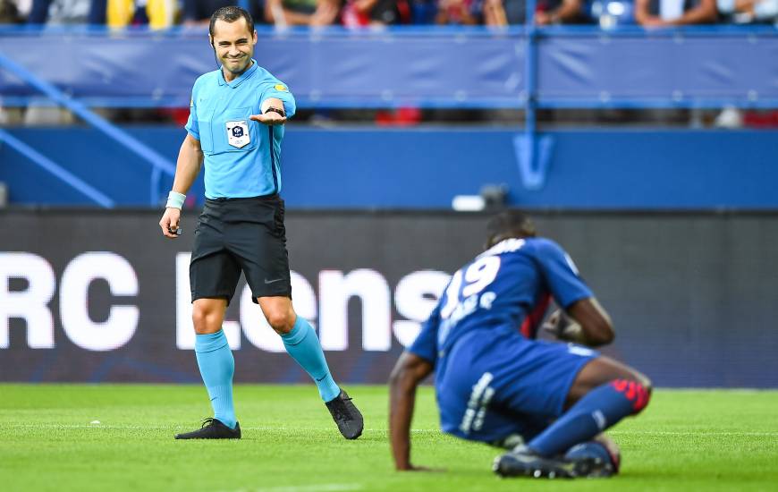 Thierry Bouille était au sifflet lors de la réception du Havre AC (0-3) au stade Michel d'Ornano au mois d'août dernier