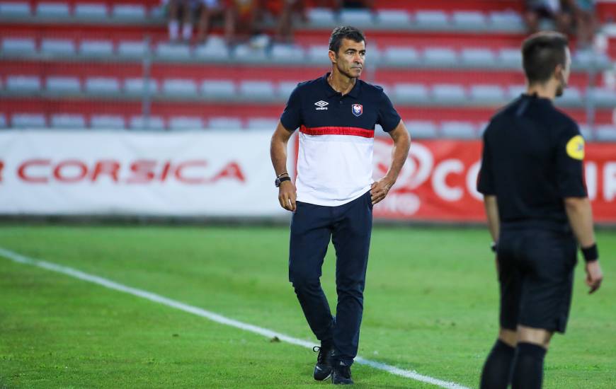 Rui Almeida et son staff ont obtenu leur premier succès en match officiel avec le Stade Malherbe Caen hier soir