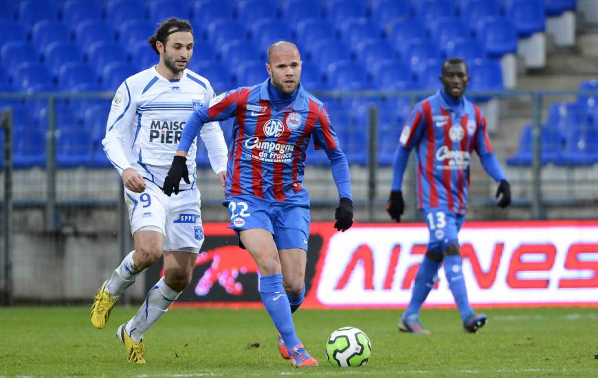 Lors de la dernière confrontation face à l'AJA, les Caennais d'Alexandre Raineau s'étaient inclinés (3-2)