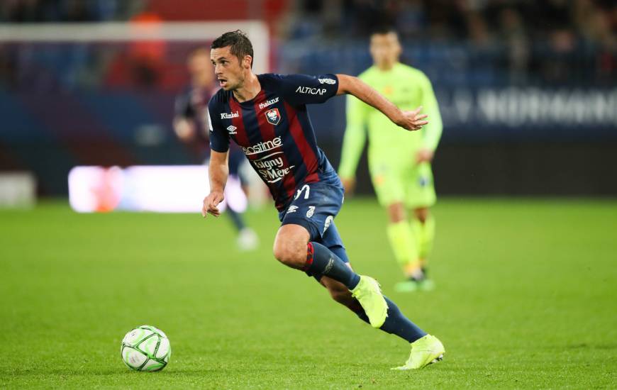 Jessy Pi a inscrit cinq buts toutes compétitions confondues avec le Stade Malherbe Caen cette saison