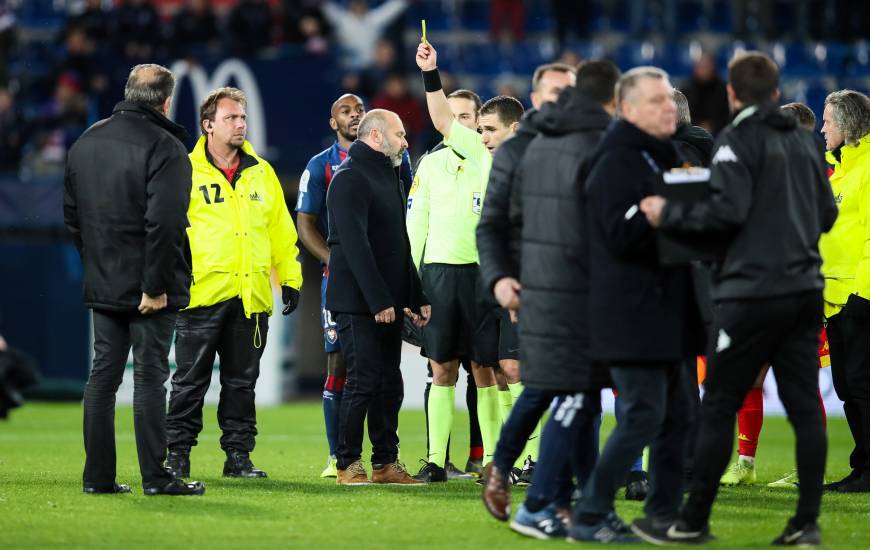 Pascal Dupraz a été averti en fin de rencontre face au Mans FC le week-end dernier