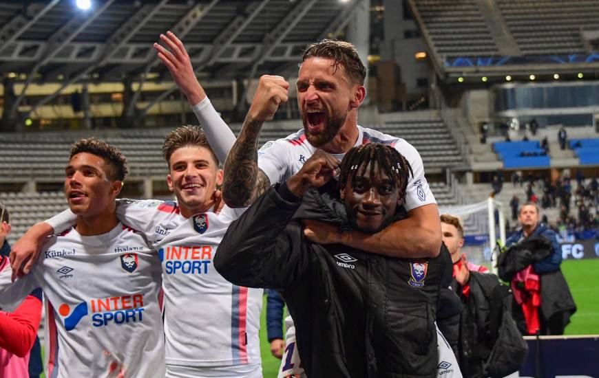 Anthony Gonçalves a inscrit le deuxième but du Stade Malherbe Caen, quelques minutes après l'égalisation du Paris FC