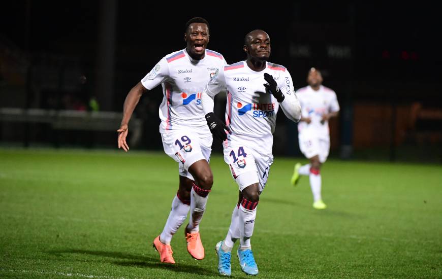 Caleb Zady Sery a offert la victoire (0-1) au Stade Malherbe Caen en inscrivant son premier but en "rouge et bleu"