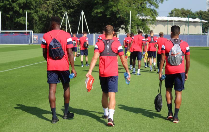 Les joueurs du Stade Malherbe Caen ont retrouvé le chemin de l'entraînement lundi en fin de journée