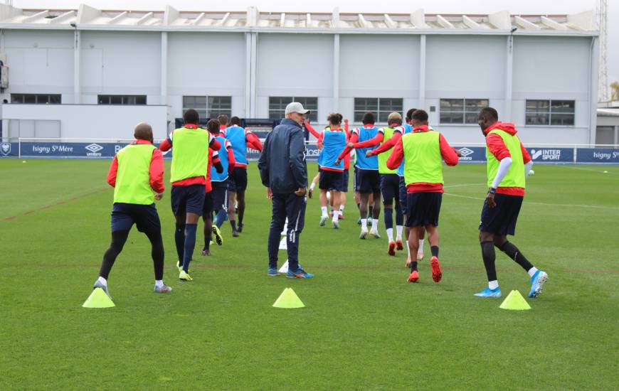 Reprise de l'entraînement ce lundi après-midi pour les joueurs du Stade Malherbe Caen