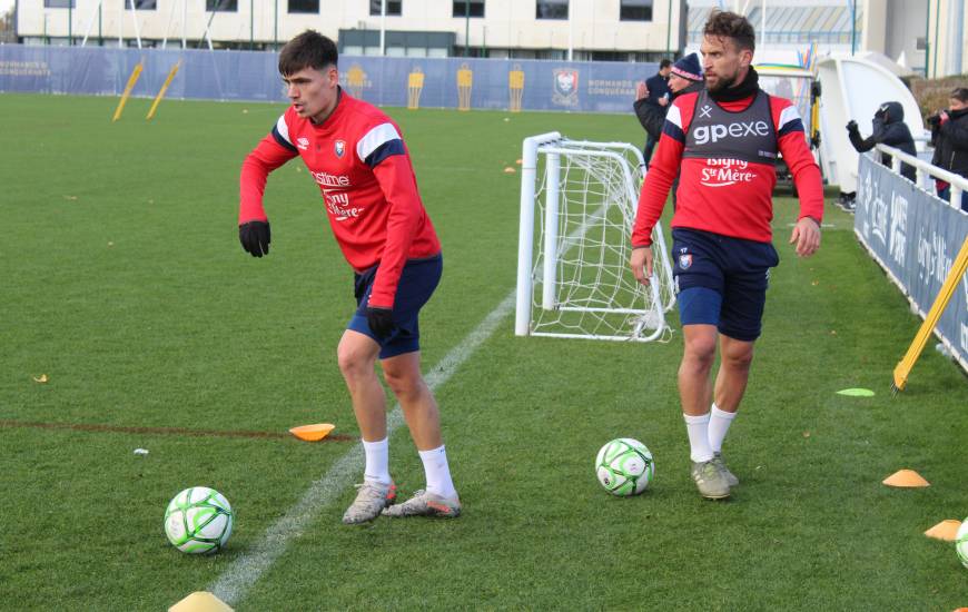 Jessy Deminguet, Anthony Gonçalves et les Caennais vont retrouver le chemin de l'entraînement ce lundi matin