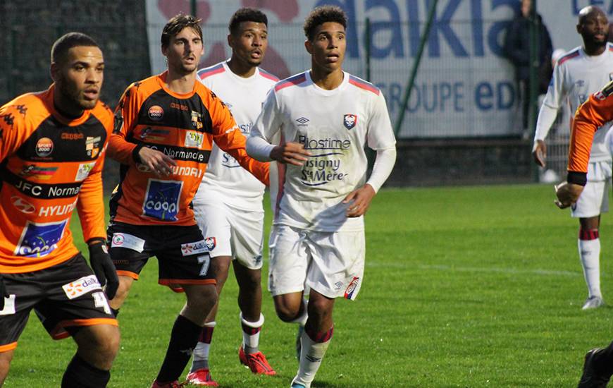 Nicholas Gioacchini et Santy Ngom ont inscrit chacun un but face au Grand-Quevilly FC samedi en fin de journée