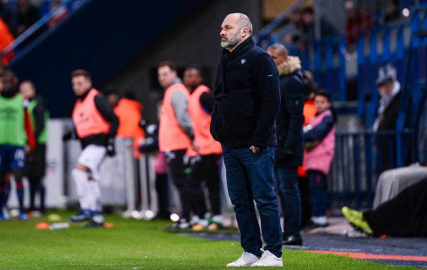 Pascal Dupraz a mis en avant l'état d'esprit des joueurs du Stade Malherbe Caen en deuxième période