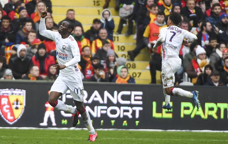 Prince Oniangué a grandement participé à la victoire des Caennais sur la pelouse du RC Lens cet après-midi