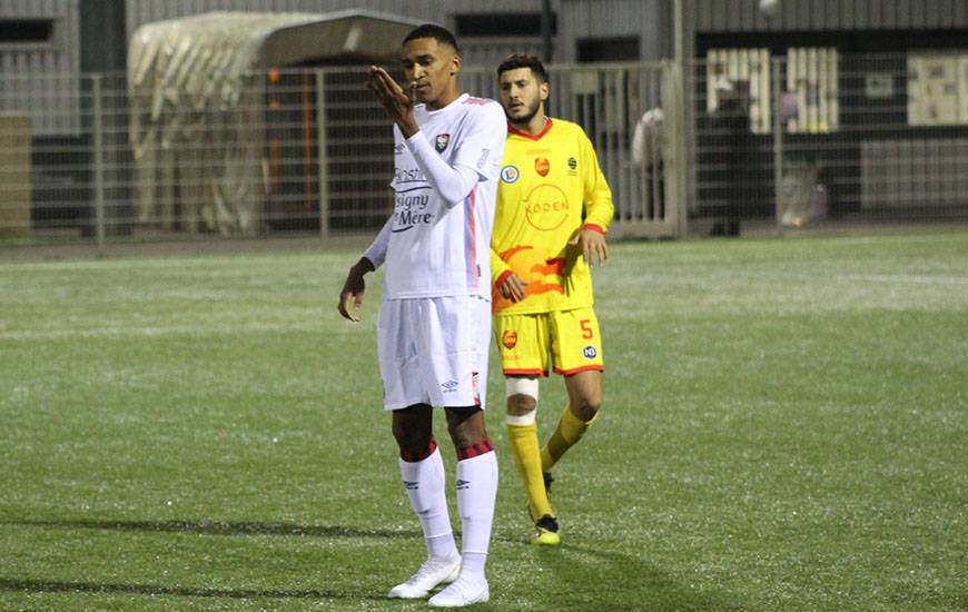 Andréas Hountondji et les Caennais n'ont pas réussi à revenir au score face à la réserve de QRM samedi soir