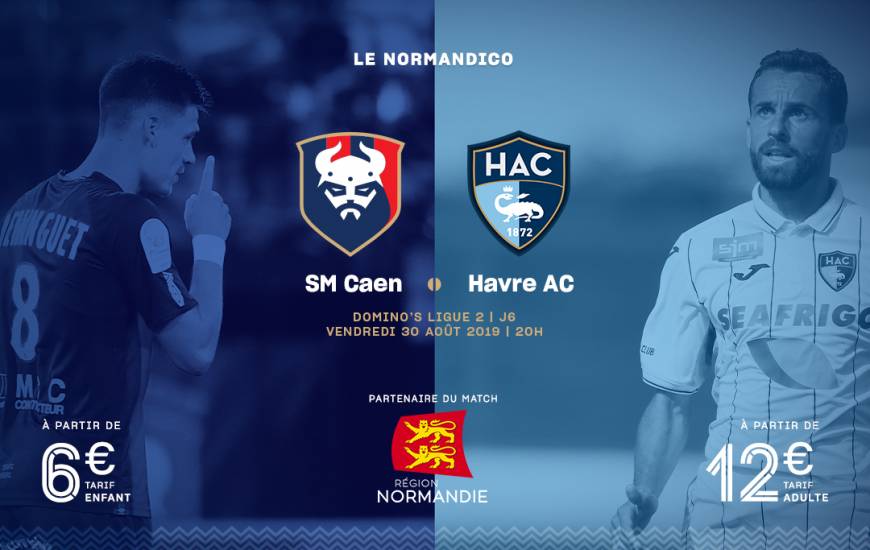 [6e journée de L1] SM Caen 0-3 Le Havre AC Smc_19-20_billeterie_visuel_hac_1