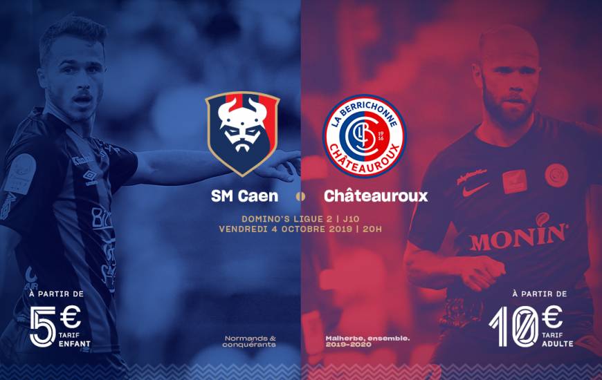 [10e journée de L2] SM Caen 1-1 LB Châteauroux Smc_19-20_billeterie_visuel_lbc
