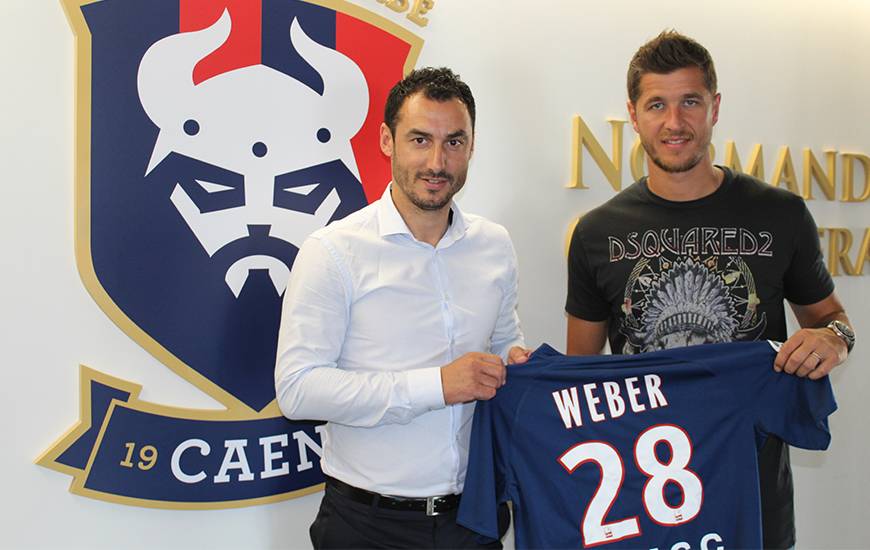 Anthony Weber est la sixiÃ¨me recrue de ce mercato estival du cÃ´tÃ© du Stade Malherbe Caen