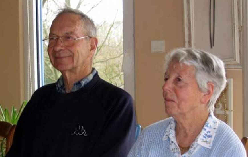 Jean Théault (ici aux côtés de son épouse), papa de Pascal et Antoine nous a quitté à l'âge de 95 ans 