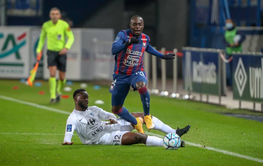 Caleb Zady Sery et les Caennais ont réussi à revenir au score face aux Grenoblois en seconde période