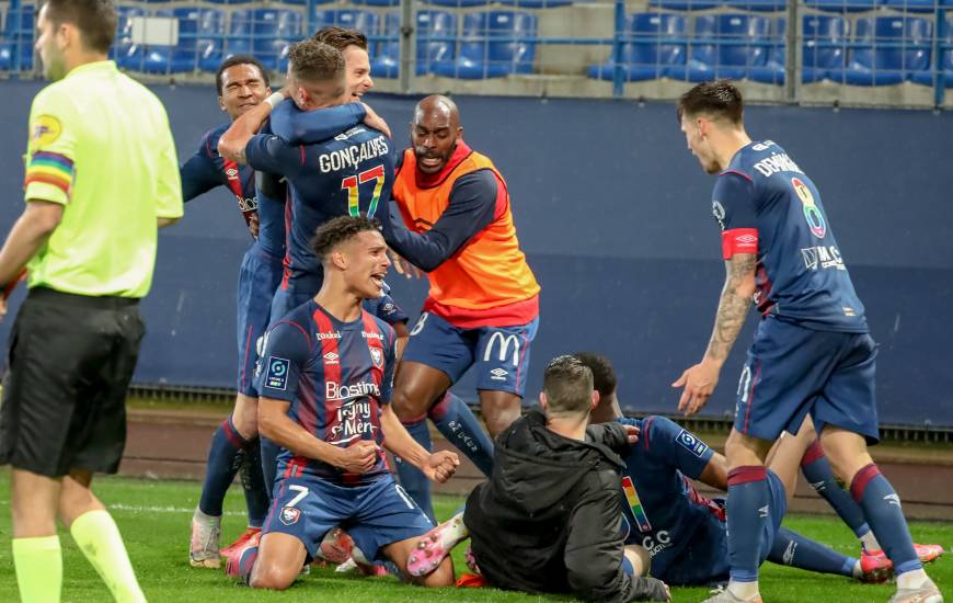 Benjamin Jeannot a offert le maintien au Stade Malherbe Caen au bout du temps additionnel face au Clermont Foot